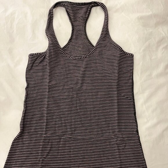 Lululemon Cool Racerback Pink and Blue tank size 8 - Picture 1 of 2